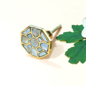 Cabinet Knob Brass Mop 36mm #6736 (Set of 6 Pcs)