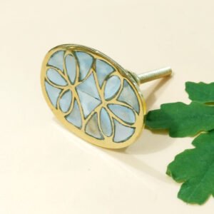 Cabinet Knob Brass Mop 50mm #6744 (Set of 6 Pcs)