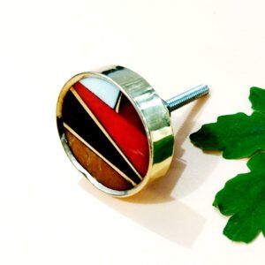 Cabinet Knob Brass Wood 40mm #6753 (Set of 6 Pcs)