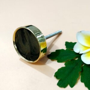 Cabinet Knob Brass Wood 38mm #6755 (Set of 6 Pcs)