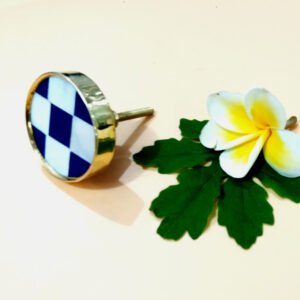 Cabinet Knob Brass Wood 44mm #6756 (Set of 6 Pcs)