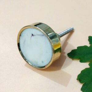 Cabinet Knob Brass Wood 40mm #6758 (Set of 6 Pcs)