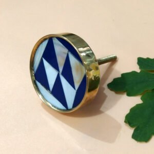 Cabinet Knob Brass Wood 44mm #6762 (Set of 6 Pcs)