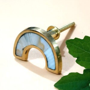 Cabinet Knob Brass Mop 42mm #6765 (Set of 6 Pcs)