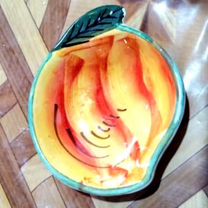 CERAMIC FANCY BOWL MANGO DESIGN # 6843