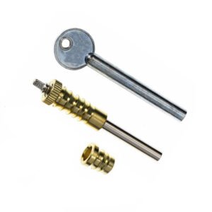 BRASS SASH WINDOW LOCK WITH KEYS2 # 6868