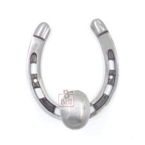 Cast Iron Coat Hook Horse Shoe Equine Style 100mm #687
