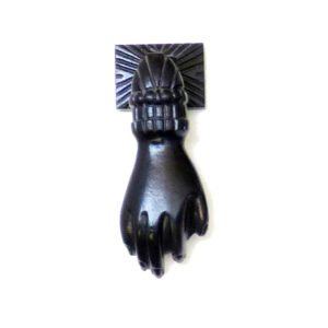 Cast Iron Door Knocker Lady- Hand 140mm #705