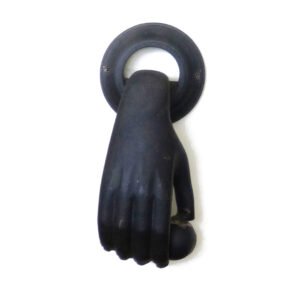 Cast Iron Door Knocker Lady Hand With Ball 210mm #707
