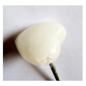 Marble Heart Shape Cabinet Knobs 45mm #7071 (Set of 6 Pcs)