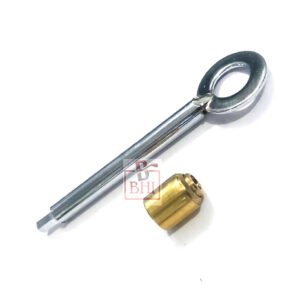 Brass Sash Lock With Key # 7115