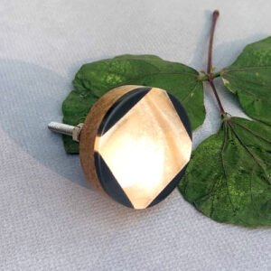 Cabinet Knob Wood 45mm #7128 (Set of 6 Pcs)