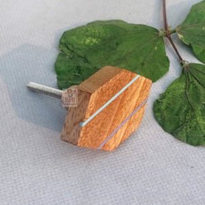 Cabinet Knob Wood 50mm #7134 (Set of 6 Pcs)
