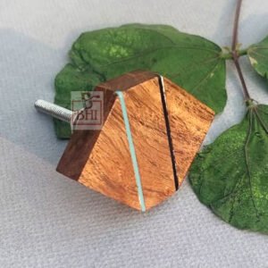 Cabinet Knob Wood 50mm #7145 (Set of 6 Pcs)