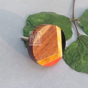 Cabinet Knob Wood 48mm #7152 (Set of 6 Pcs)