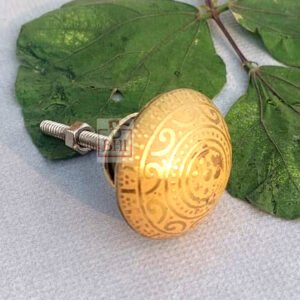 Cabinet Knob Brass 35mm #7158 (Set of 6 Pcs)