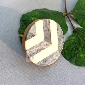 Cabinet Knob Wood 50mm #7191 (Set of 6 Pcs)