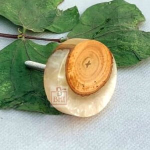 Cabinet Knob Resin Wood 38mm #7203 (Set of 6 Pcs)