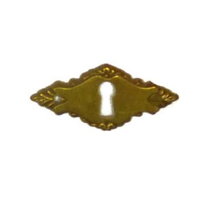 Brass Door Euro Escutcheons Brass Antique Finish Escutcheon Cylinder Keyhole Euro Door Lock Cover for Security and Protection from Key Damage, Durable Escutcheon Plate 62mm #730