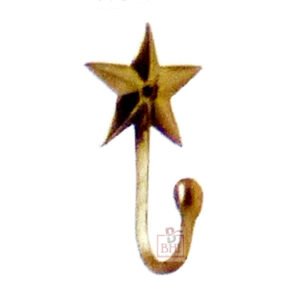 Brass Curtain Tie Hook # 7302