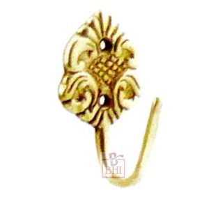 Brass Curtain Tie Hook #7322