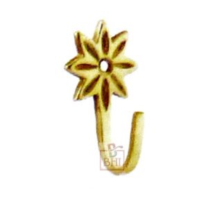 Brass Curtain Tie Hook #7329