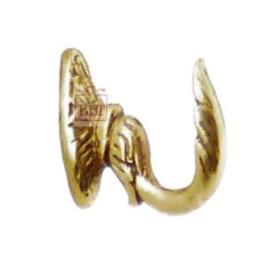 Brass Curtain Tie Hook #7332