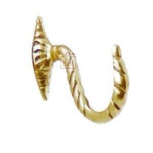 Brass Curtain Tie Hook #7335