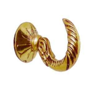 Brass Curtain Tie Hook #7336