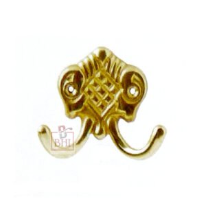 Brass Curtain Tie Hook Double # 7409