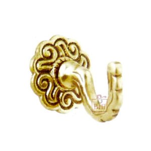 Brass Curtain Tie Hook # 7418