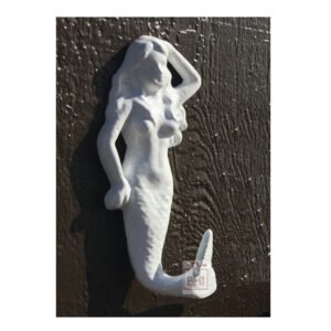 Cast Iron Animal Coat Hook"Mermaid" Style 150mm #7449