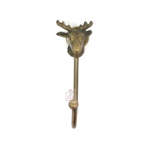 Cast Iron Animal Coat Hook"STAGE" Style 130mm #7463 Antique Finish
