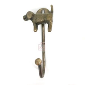 Cast Iron Animal Coat Hook"DOG"Style #7464 Antique Finish