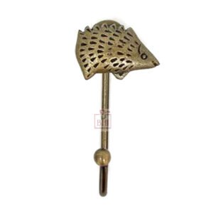 Cast Iron Animal Coat Hook"HEDGEHOG"Style # 7467 Antique Polish