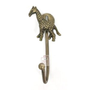 Cast Iron Animal Coat Hook"GIRRAFE"Style #7478 Antique Finish