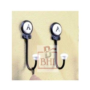 Hook Cast Iron With Ceramic Button Numbers # 7486