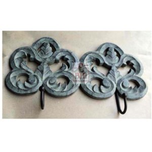 Wooden Coat Hook -Tow Hangers # 7496