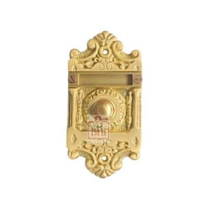 Decorative Brass Bell Push Button # 7516
