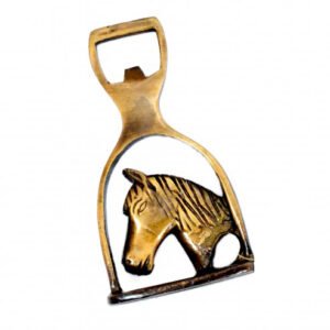 Brass Bottle Opener Horse #7537 Brass Antique