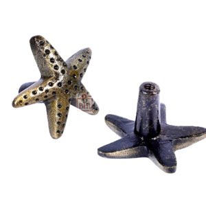 Cast Iron Star Fish Cabinet Knob #7541 (Set of 6 Pcs)