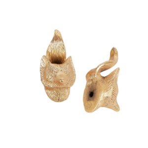 Cast Iron Fox Cabinet Knob #7542 (Set of 6 Pcs)