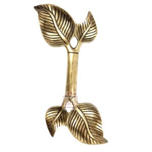 Brass Door Pull Handle Leaf #7555