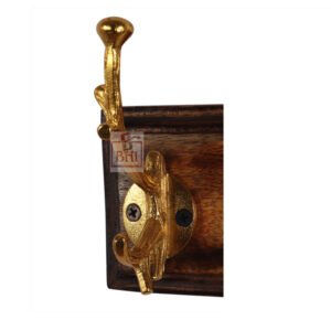 Brass Coat Hook #7558 Brass Antique