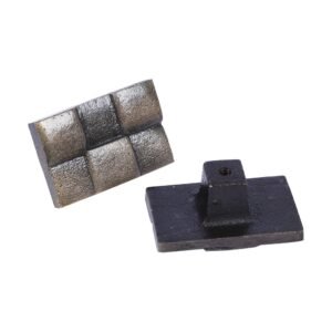 Cast Iron Cabinet Knob #7568 Brass Antique (Set of 6 Pcs)