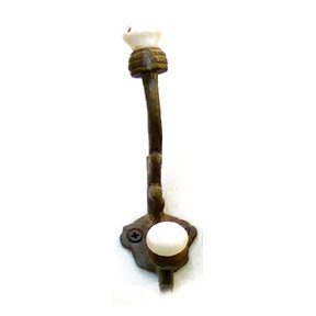 Hat & Coat Hook Cast Iron With Ceramic Balls 135mm #759