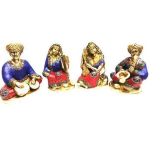 Brass Indian Traditional Music Set 200mm #7600