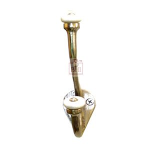 Hat & Coat Hook Cast Iron With Ceramic Balls 130mm #762