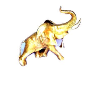 Brass Elephant Statue 175mm #7621