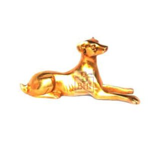Brass Dog Statue 550mm #7623